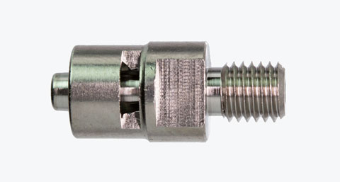 A1421 Male Luer Lock (13/32 plain), 1/4-28 male thread, 5/16 wrench flats
